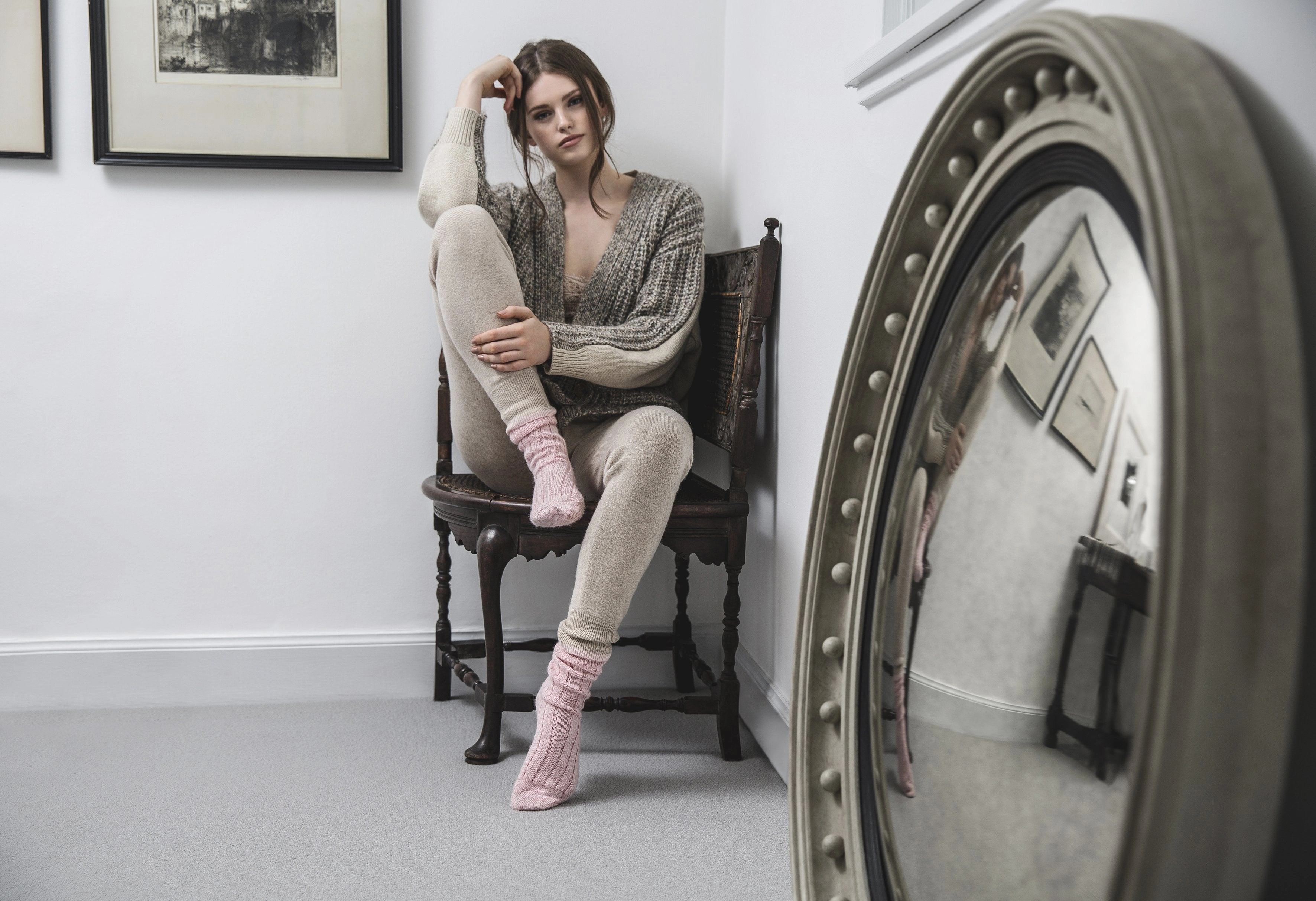 Cozy British Alpaca Socks: Collection No. 2. Snuggle Up, Made for Comfort.